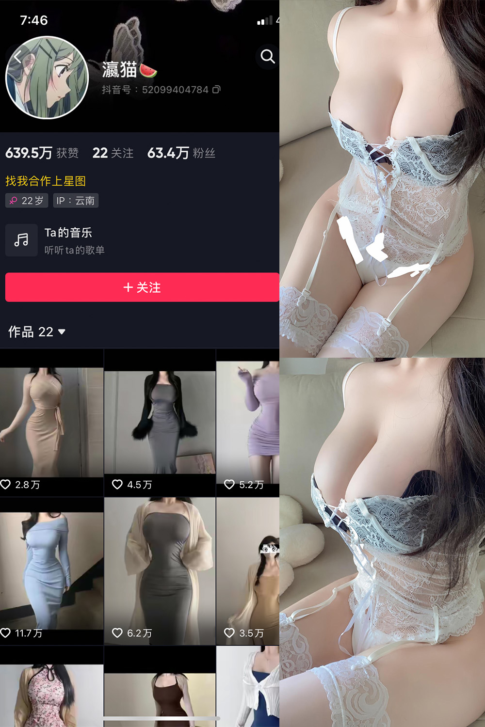 抖音 瀛猫 微密圈  NO.045期 【11P1V】最新至：2024.4.14-桃花园